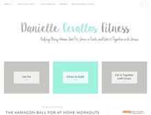 Tablet Screenshot of danielle-marie.com